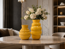 Onlylux | Vaso Ninfa in Vetro Artigianale – Colore Latte/Tabacco