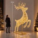 EDG Enzo De Gasperi | Renna Stripes 8.300 MicroLED H270 cm con Timer - Testa Su o Giù