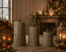 EDG Enzo De Gasperi | Base tronco H65cm effetto legno per Albero Natale 2025