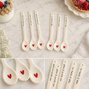 Simple Day Set 3 Cucchiaini Natalizi in Gres 16 cm