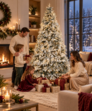 Fiori di Lena | Albero di Natale Innevato Pino Vancower con LED – 4 Altezze