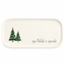 Simple Day Piatto Natalizio in Gres Effetto Organico – 6 Decori