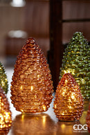 EDG Enzo De Gasperi | Pigna LED decorativa in vetro Natale 2025