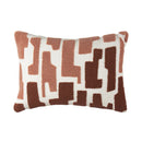 L'Oca Nera Cuscino Rettangolare con motivo Geometrico