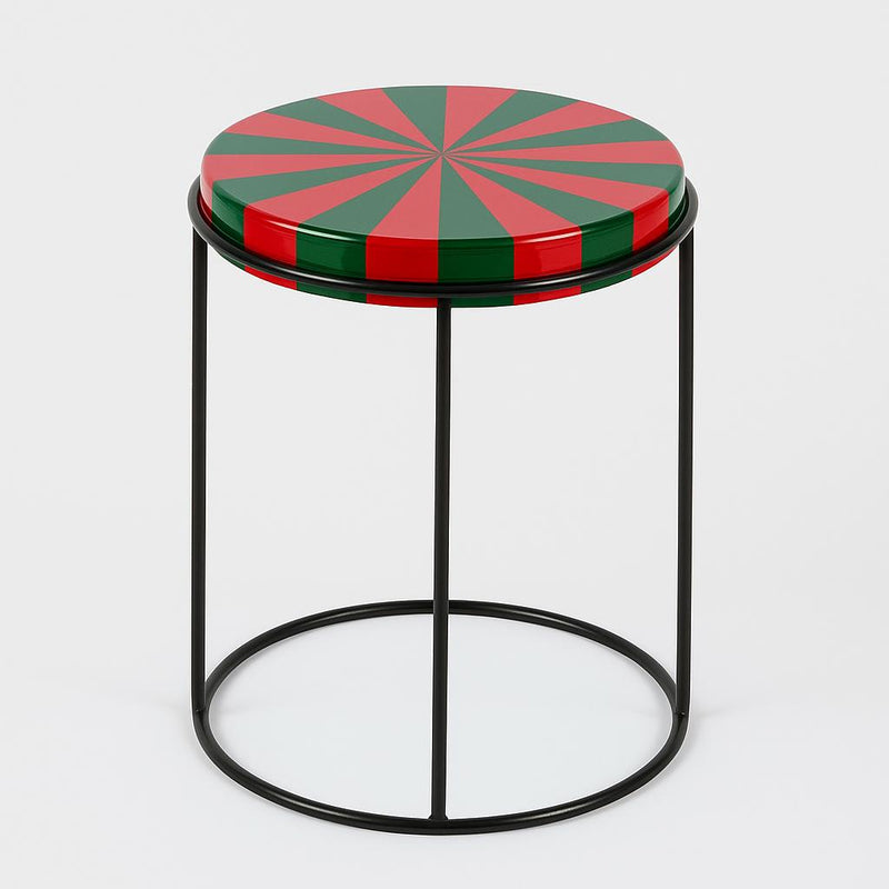 EDG Enzo De Gasperi | Tavolo rotondo bicolore decorativo Natale 2025