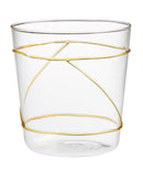 Set Bicchieri Lollipop 6 pz. vetro con decoro Fatti a mano Galbiati