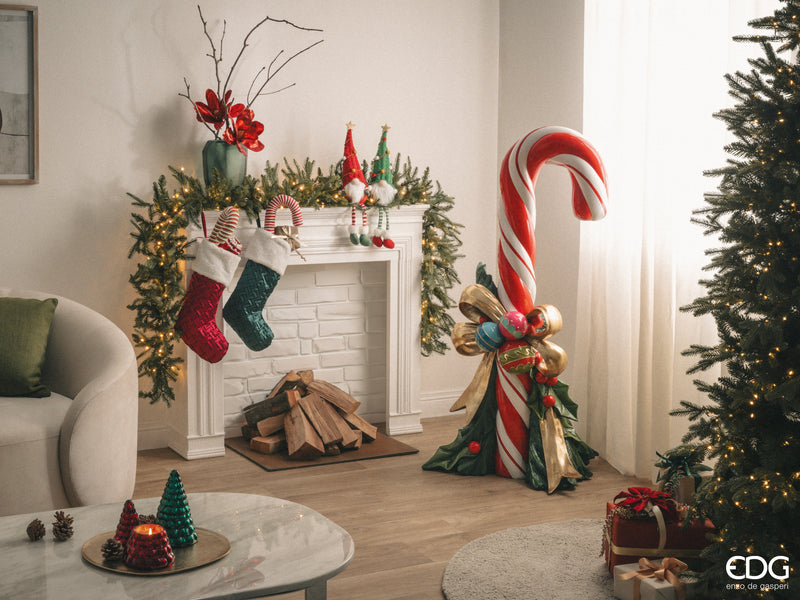 EDG Enzo De Gasperi Albero di Natale Pino Argentato H 180 cm con Luci 3000 MiniLED con telecomando
