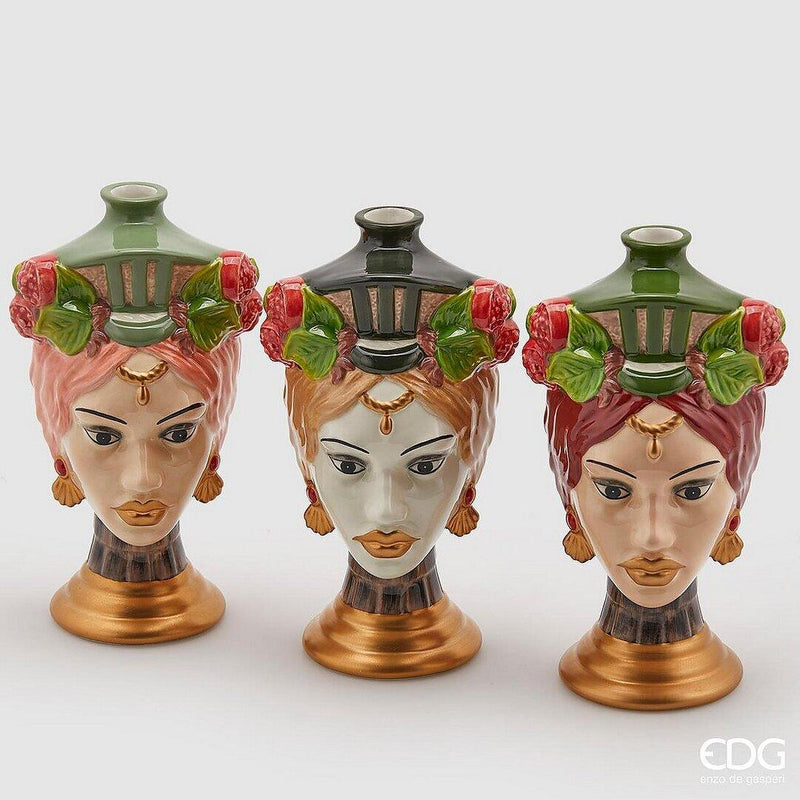 Vaso Testa Sicily contenitore Fragranza EDG Enzo De Gasperi