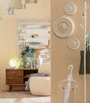 L’Oca Nera | Lampada Sfera in Vetro Multicolor Ø 29 cm. H 28