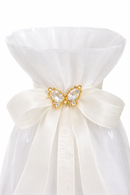 Fiori di Lena | Vaso in vetro con Farfalla H 20 cm.