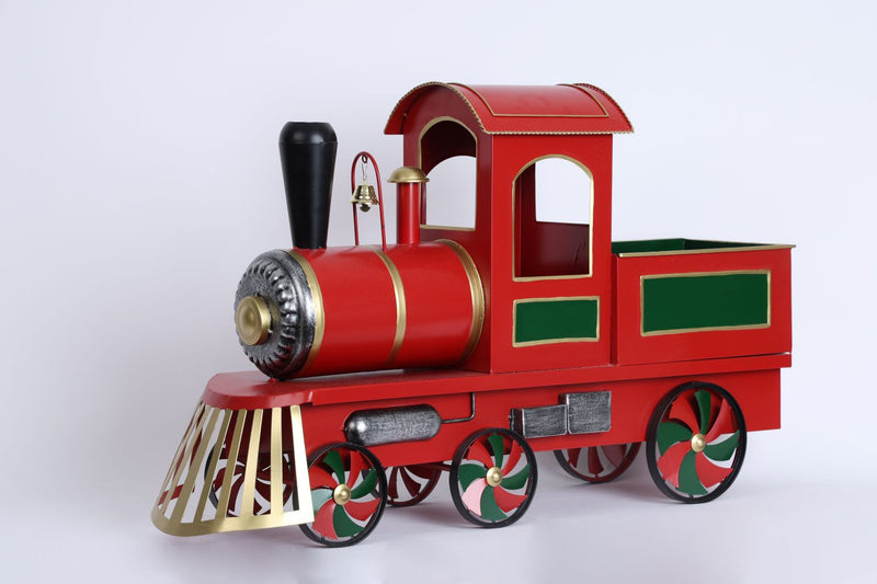 Fiori di Lena | Treno in metallo decorativo Natale 2025
