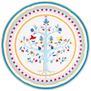 Piatto Torta in Porcellana Mamma Mia Baci Milano