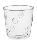 Set Bicchieri Lollipop 6 pz. vetro con decoro Fatti a Mano Galbiati