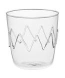 Set Bicchieri Lollipop 6 pz. vetro con decoro Fatti a Mano Galbiati