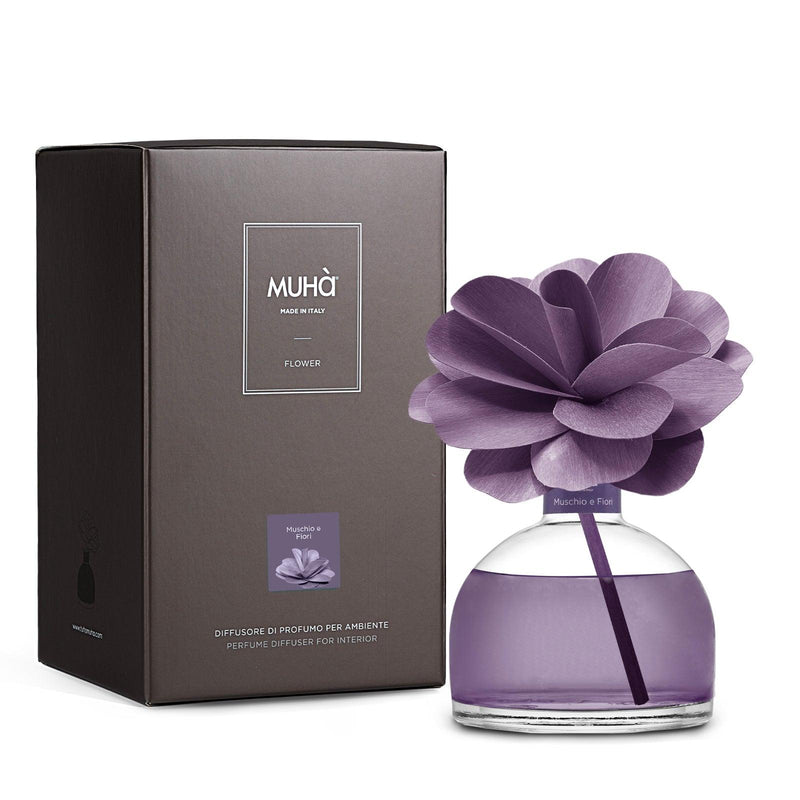 Muhà Profumatore Ambiente Flower 200 ml. Bottiglia Vetro