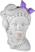 Testa decorativa L'irriverente H. 25,5 cm. Baci Milano