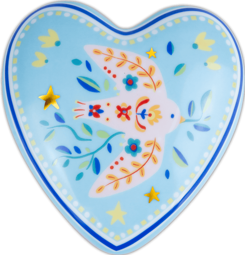 Cuore in Porcellana Mamma Mia Baci Milano