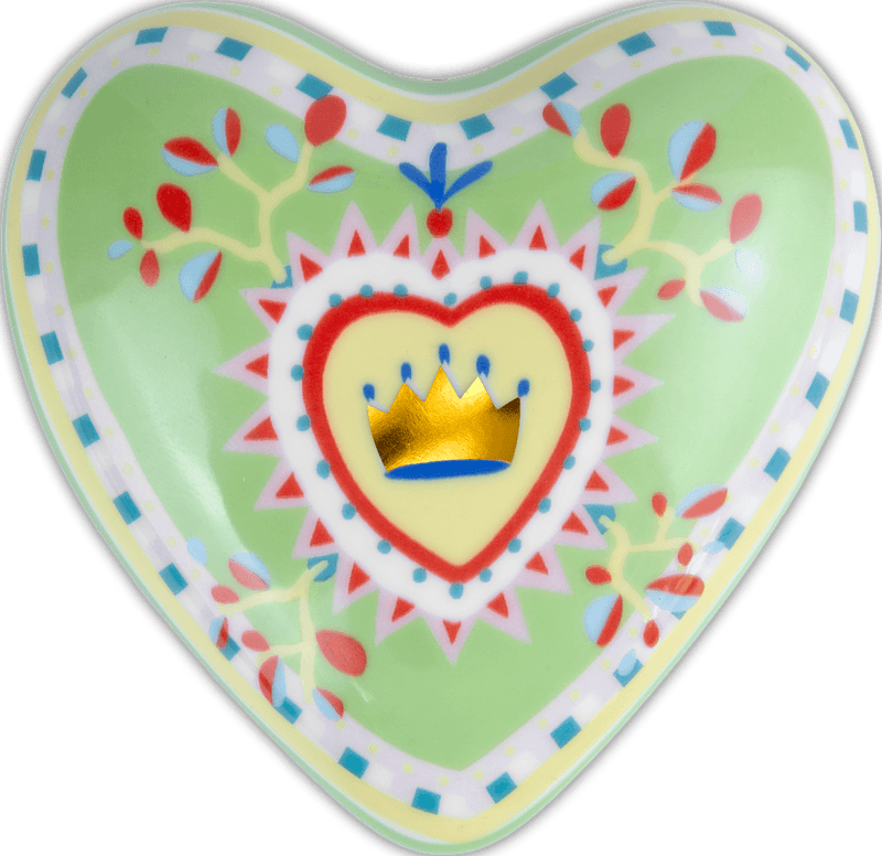 Cuore in Porcellana Mamma Mia Baci Milano