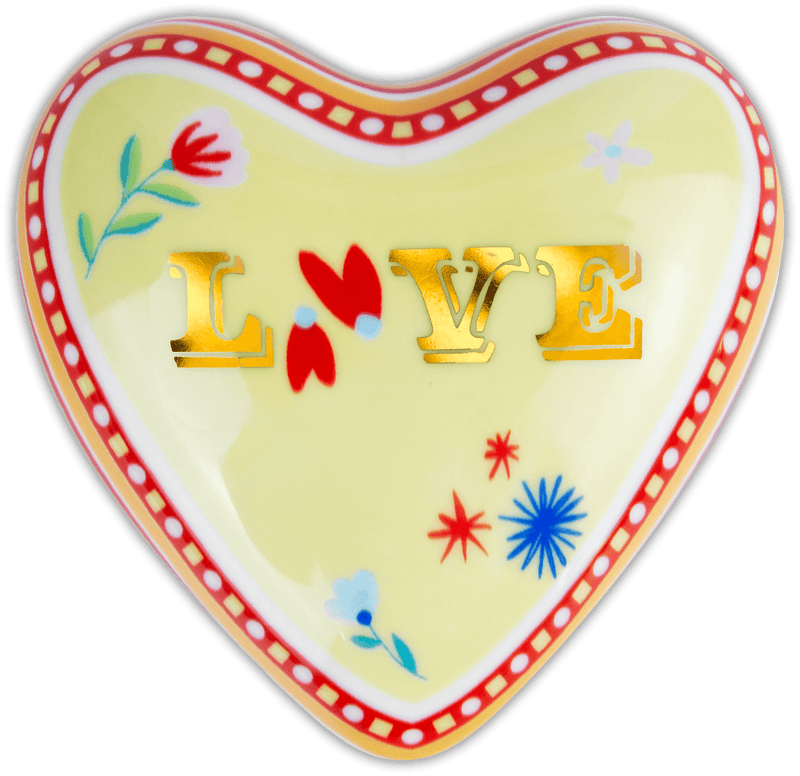 Cuore in Porcellana Mamma Mia Baci Milano