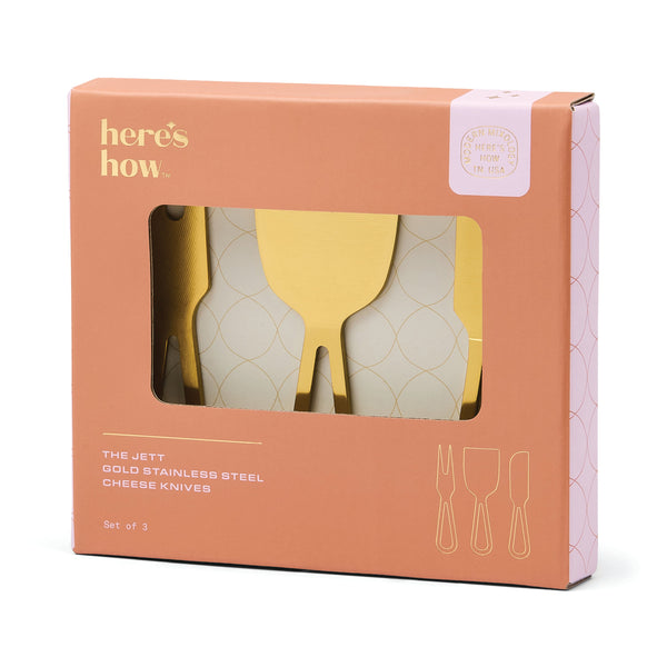 Here's How | Set Coltelli per formaggio "The Jett"