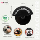 Fisura Pizza Cutter "Fuck Salad, Send Me Pizza"