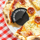 Fisura Pizza Cutter "Fuck Salad, Send Me Pizza"