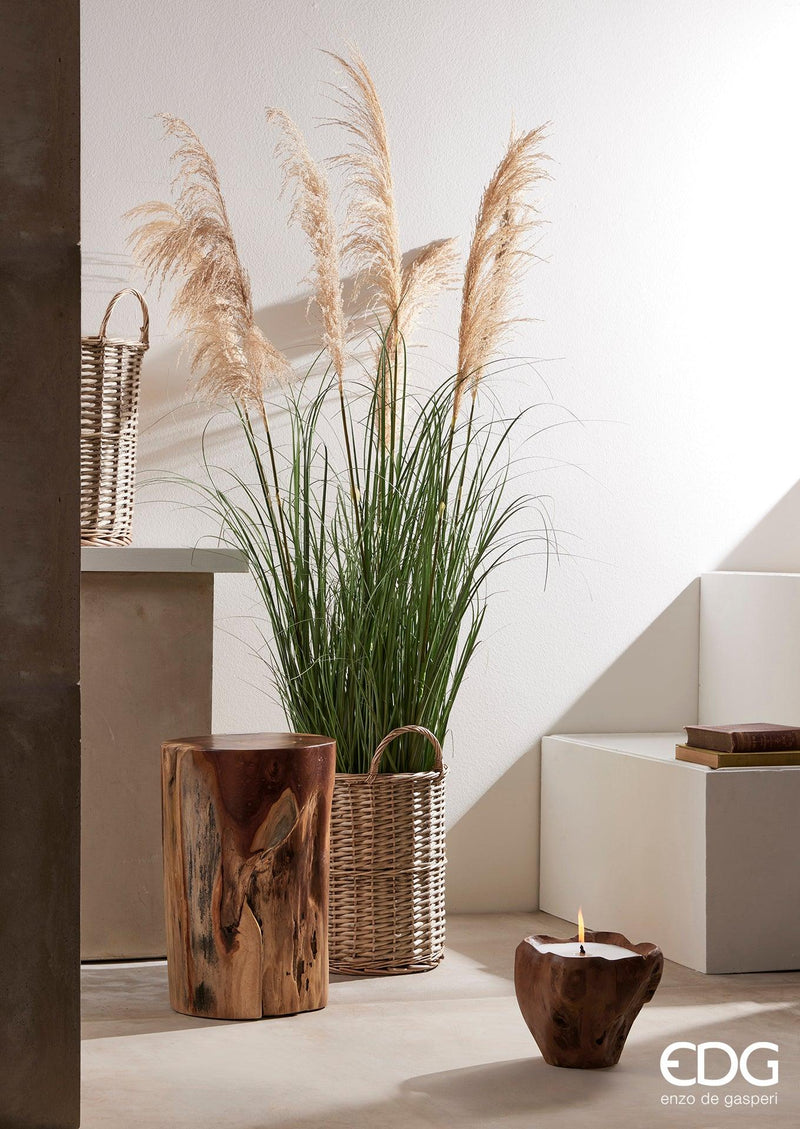 Pianta Artificiale Festuca Donax con Vaso 7 Fiori EDG Enzo de Gasperi