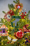 Baci Milano | Decorazione da appendere ricamata a Mano Il Natale del Re 2025