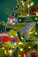 Baci Milano | Decorazione da appendere ricamata a Mano Il Natale del Re 2025