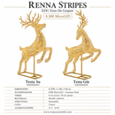 EDG Enzo De Gasperi | Renna Stripes 8.300 MicroLED H 270 cm con Timer - Testa Su o Giù