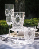 Servizio 6 pz. Bicchieri Vino trasparenti  Baroque & Rock Baci Milano