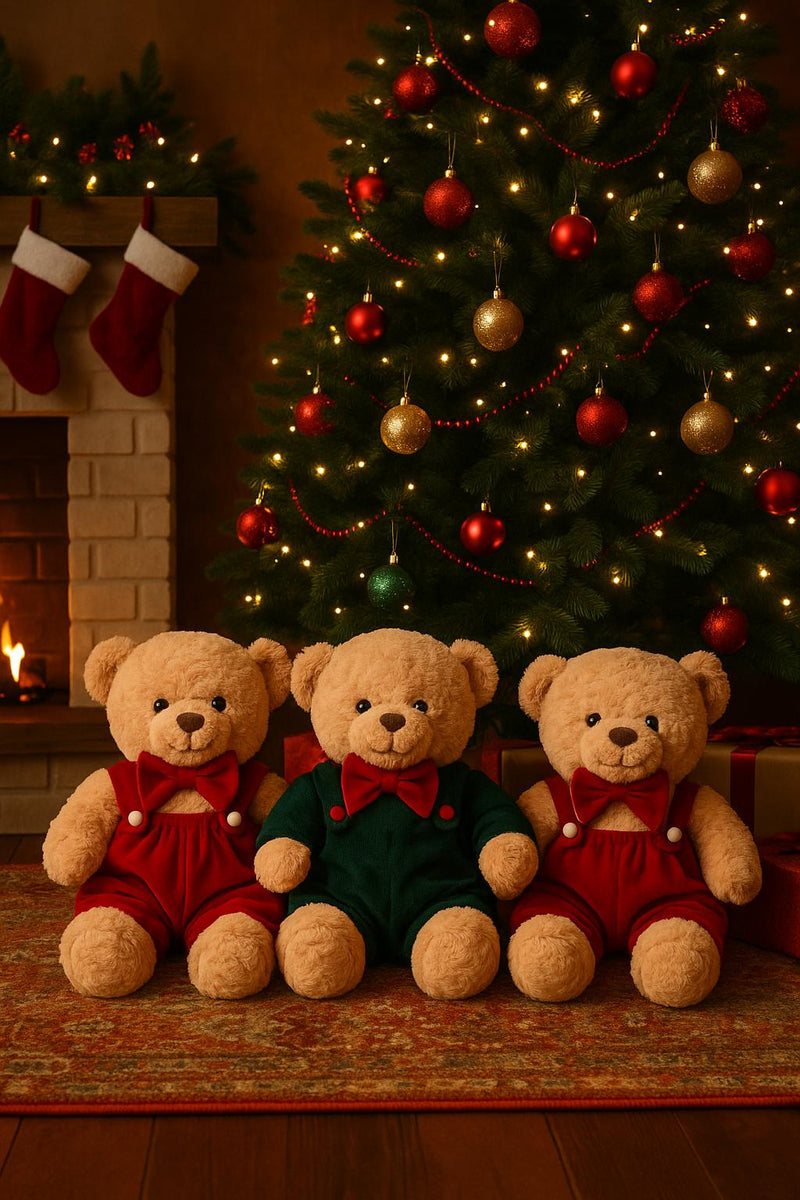 Fiori di Lena | Orsetto in peluche con vestito Natale 2025