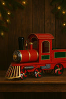 Fiori di Lena | Treno in metallo decorativo Natale 2025