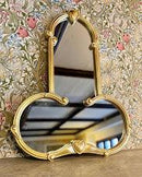 Seletti Specchio con cornice oro Liberty Man