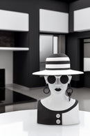 Baci Milano Busto decorativo Gli Inseparabili Mrs. White & Mr. Black