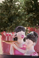 EDG Enzo De Gasperi | Alzata Lady in Poliresina e Metallo Natale 2025