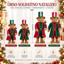 EDG Enzo De Gasperi | Orso Soldatino Natalizio – 2 Dimensioni e 2 Colori