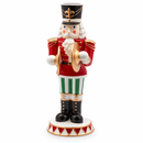 EDG Enzo De Gasperi | Soldatino Natalizio in Porcellana H 29 cm - 3 Decori