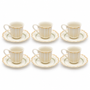 EDG Enzo De Gasperi | Set 6 pz Tazzine caffè Natalizie Caminetto