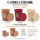 EDG Enzo De Gasperi | Candela Ceramik con Profumo -2 Dimensioni e 3 Fragranze