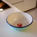 WD Lifestyle Insalatiera In Latta Smaltata | Ø 24 X H 9.5 cm