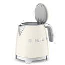 Smeg | Bollitore Anni 50 con 3 Tazze Panna lucido