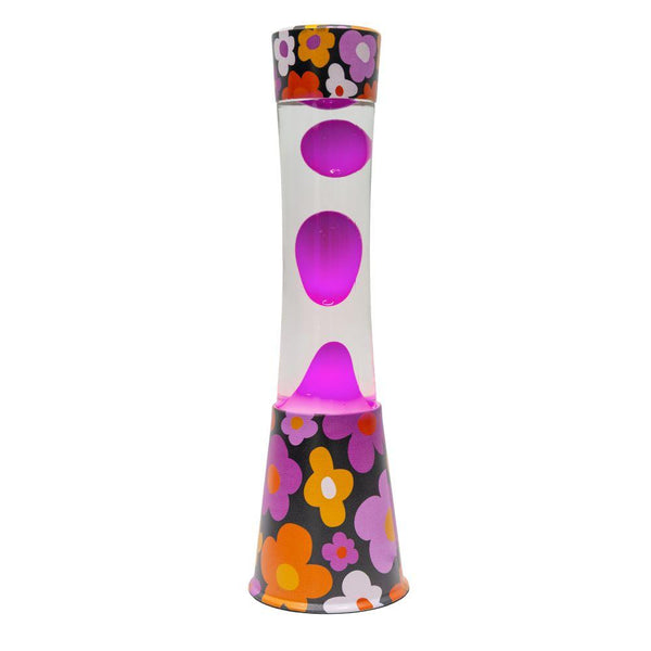 Lampada da Tavolo Lava Tower Fiori Wintage Fisura