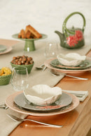 Bordallo - Pinheiro Piatto frutta Ø 19 cm. in ceramica | Couve - Beige