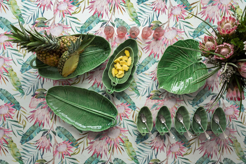 Bordallo - Pinheiro Vassoio foglia di Banana in ceramica | Folhas