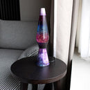 Lampada da Tavolo Bullet Lava Lamp Base Galaxy Effect e Liquido Glitter Purple  Fisura