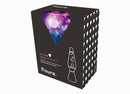 Lampada da Tavolo Bullet Lava Lamp Base Galaxy Effect e Liquido Glitter Purple  Fisura