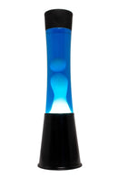 Lampada da Tavolo Tower Lava Lamp Base Nera e Liquido Blu  Fisura