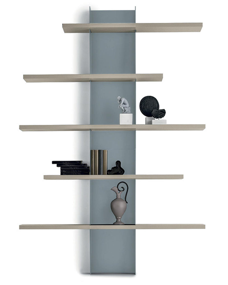 Tomasella Libreria Versus L 144 in Metallo e Laminato