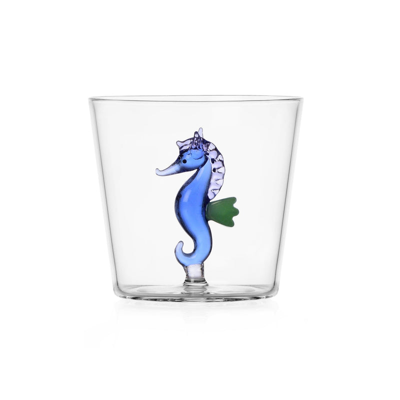 Bicchiere con Pesce in vetro Borosilicato Marine Garden Ichendorf Milano